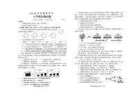 2024年山东省枣庄市薛城区中考三模生物试题