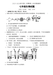 山东省聊城市聊城教育联盟共同体2023-2024学年七年级下学期6月月考生物试题
