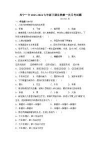 广东省梅州市兴宁市第一中学2023-2024学年七年级下学期第一次月考生物试题