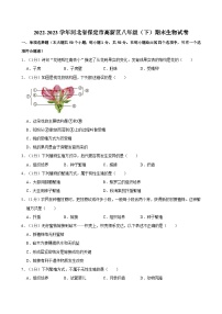 河北省保定市高新区2022-2023学年八年级下学期期末考试生物试卷