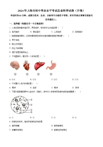 2024年中考真题：上海市生物试题