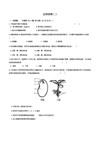 2024年吉林省长春市多校联考中考二模生物试题