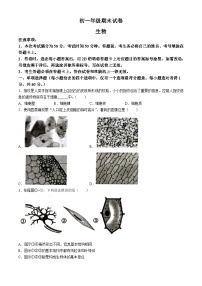 江苏省苏州市吴江区2023-2024学年七年级下学期6月期末生物试题(无答案)
