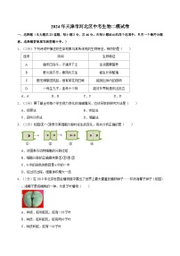 2024年天津市河北区中考生物二模试卷
