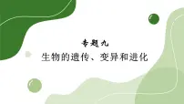 2024年中考生物考试二轮复习课件专题9生物的遗传、变异和进化复习课件