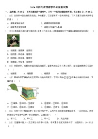 2024年四川省成都市中考生物试卷附答案