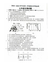 山东省济宁市金乡县2023-2024学年七年级下学期7月期末生物试题