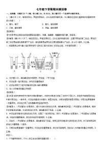 [生物][期末]七年级下学期期末模拟卷(辽宁专用)(解析版)