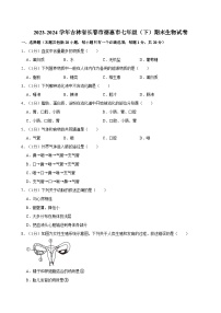 2023-2024学年吉林省长春市德惠市七年级（下）期末生物试卷