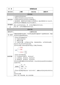 初中生物人教版 (新课标)八年级上册第一节 动物的运动教案及反思