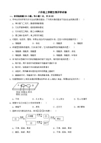 辽宁省鞍山市2024年八年级上学期生物开学试卷附答案