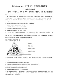 湖北省孝感市汉川市2023-2024学年七年级下学期期末生物学试题（原卷版+解析版）