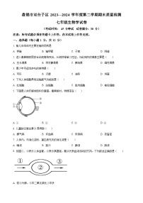 辽宁省盘锦市双台子区2023-2024学年七年级下学期期末生物学试题（原卷版+解析版）