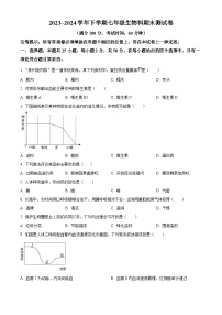 福建省泉州市鲤城区2023-2024学年七年级下学期期末生物学试题（原卷版+解析版）