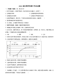 四川省眉山市仁寿县仁寿实验中学2023-2024学年八年级下学期期中生物学试题（原卷版+解析版）