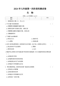 湖南省岳阳市岳阳县经济技术开发区长岭中学2024-2025学年七年级上学期10月月考生物试题