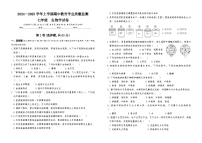 云南省楚雄彝族自治州双柏县2024-2025学年七年级上学期11月期中生物试题