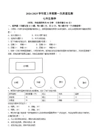 辽宁省沈阳市铁西区2024-2025学年七年级上学期期中生物试题
