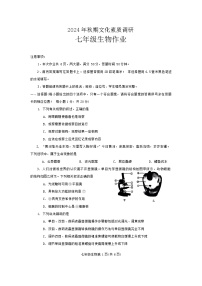 河南省南阳市西峡县2024-2025学年七年级上学期11月期中考试生物试题