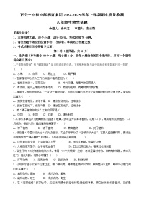 云南省大理州下关第一中学初中部教育集团2024-2025学年八年级上学期期中生物试题