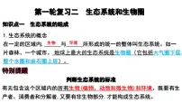 2025年中考生物一轮复习考点通关精讲课件专题02 生态系统和生物圈（含答案）
