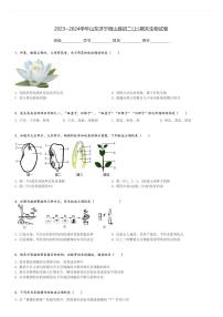 2023～2024学年山东济宁微山县初二(上)期末生物试卷[原题+解析]