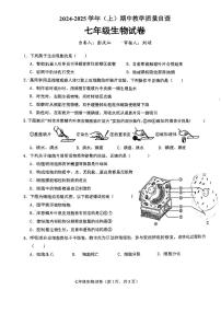 广东省东莞市塘厦初级中学2024-2025学年七年级上学期期中考试生物试卷