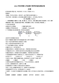 广西贵港市覃塘区2024-2025学年七年级上学期期中生物学试题