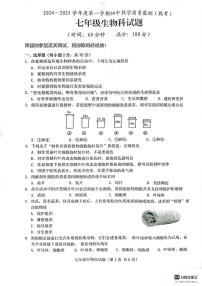 海南省省直辖县级行政单位琼海市嘉积中学2024-2025学年七年级上学期11月期中生物试题