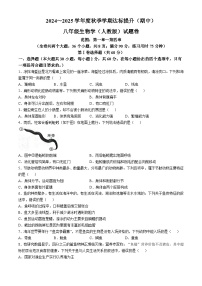 云南省昆明市寻甸回族彝族自治县第一中学2024-2025学年八年级上学期期中生物学试题