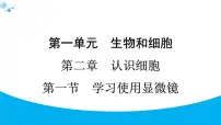 人教版（2024）七年级上册（2024）第一节 学习使用显微镜习题ppt课件