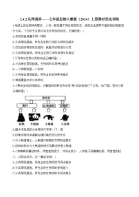 人教版（2024）七年级上册（2024）第二节 从种到界课后作业题