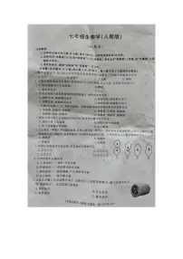 安徽省蚌埠市怀远县2024-2025学年七年级上学期第三次月考生物试题