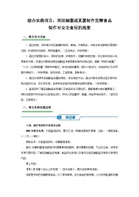 初中生物人教版（2024）七年级上册（2024）综合实践项目 利用细菌或真菌制作发酵食品背景图ppt课件