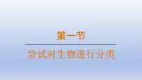 初中生物人教版（2024）七年级上册（2024）第一节 尝试对生物进行分类备课ppt课件