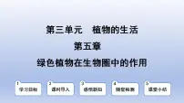初中生物冀少版（2024）八年级上册第三单元 植物的生活第五章 绿色植物在生物圈中的作用课文内容ppt课件