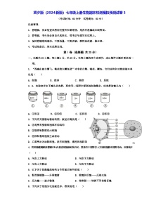 冀少版（2024新版）七年级上册生物期末检测模拟预测试卷3（含答案）