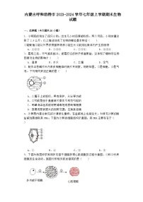 内蒙古呼和浩特市2023-2024学年七年级上学期期末 生物试题（含解析）