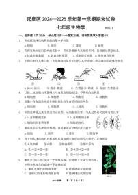 2025北京延庆初一（上）期末生物试卷