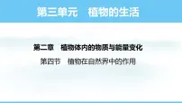 初中生物人教版（2024）七年级下册（2024）第四节 植物在自然界中的作用图片课件ppt