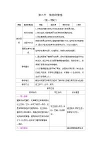 初中生物苏教版（2024）七年级下册（2024）第3节 植物的繁殖教案设计