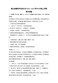 湖北省襄阳市老河口市2024--2025学年七年级上学期期末生物试卷（解析版）