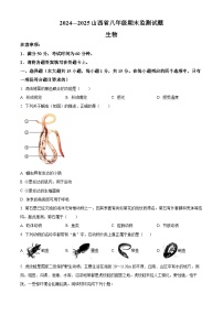 山西省吕梁市文水县部分学校2024-2025学年八年级上学期期末生物试题（原卷版+解析版）