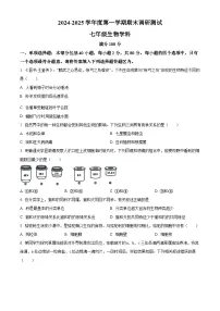江苏省宿迁市宿城区2024-2025学年七年级上学期期末生物试题（原卷版+解析版）