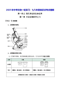 2025年中考生物一轮复习：七八年级知识点考点提纲