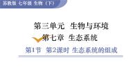 初中苏教版（2024）生态系统的构成课堂教学课件ppt