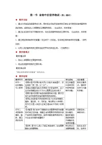 初中生物人教版（2024）七年级下册（2024）食物中的营养物质第1课时教案