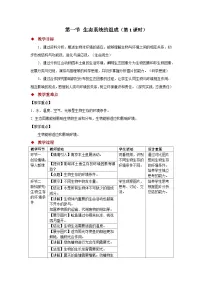 初中生物苏教版（2024）七年级下册（2024）生态系统的构成第1课时教案及反思