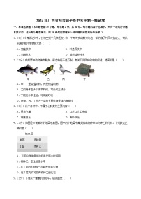 2024年广西贺州市昭平县中考三模生物试卷