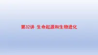 2025年初中生物会考一轮复习课件：第32讲 生命起源和生物进化
